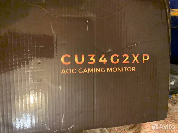 Монитор AOC CU34G2XP, 3440x1440, 144 Гц, VA