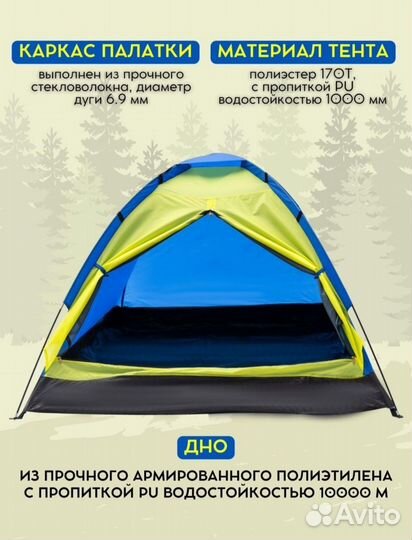 Палатка двухместная (Новая)
