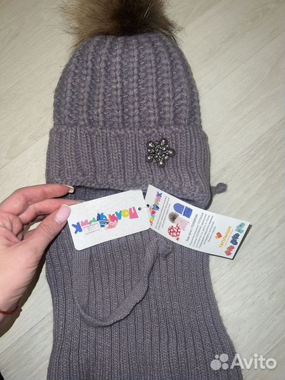 Шапка и снуд для девочки