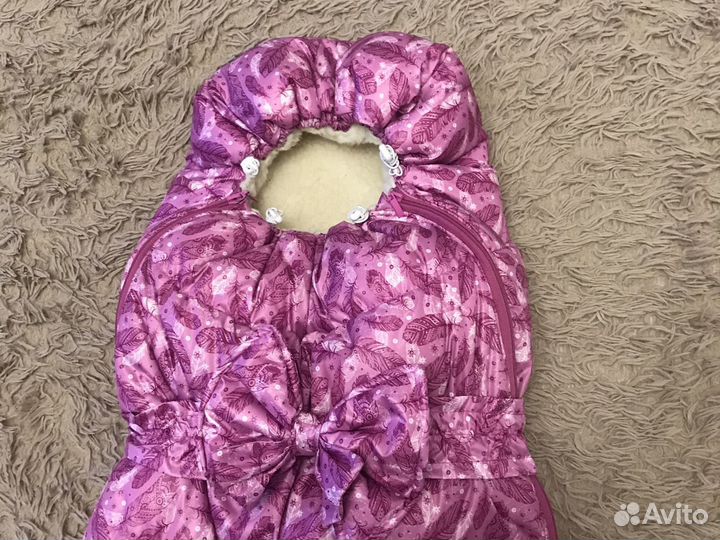 Зимний конверт в коляску, комбинезон зимний