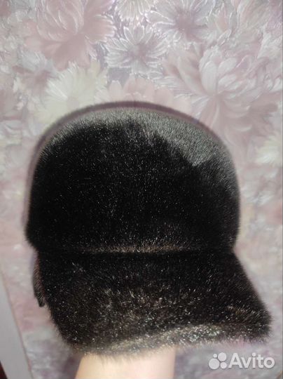 Меховая мужская кепка