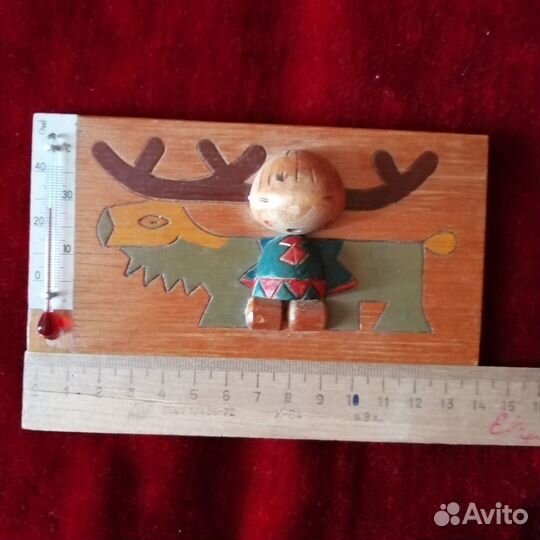 Термометры СССР Лиса 2 штуки С Ярлыком и Чукча