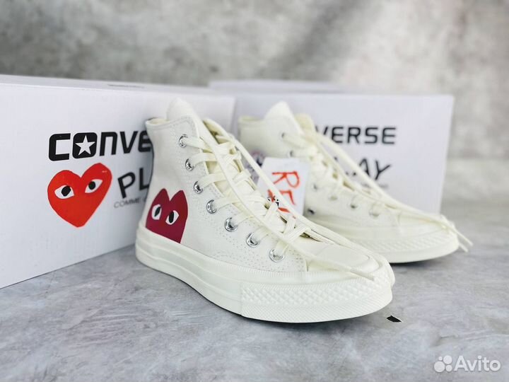 Кроссовки Converse comme des garcons bone