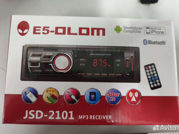 Магнитола E5-olom JSD2101, Bluetooth