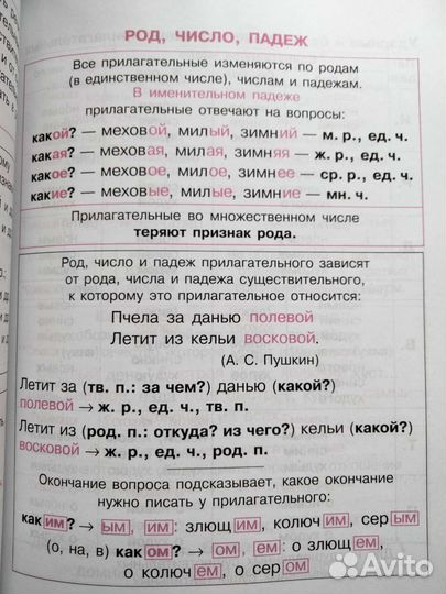 Правила русского языка в таблицах и схемах