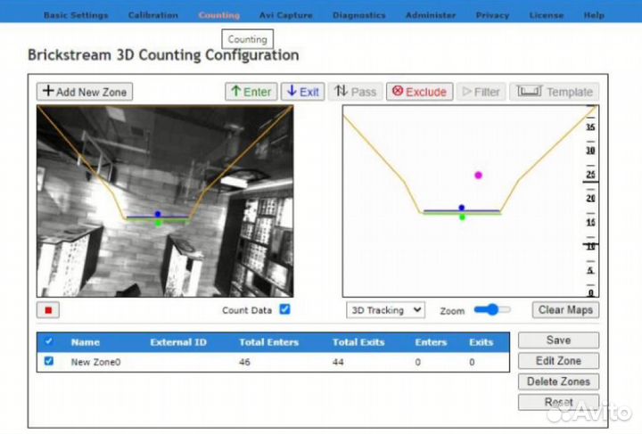 Счетчик посетителей Countmax 3D