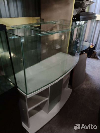 Аквариум 120 л. С выгнутым стеклом