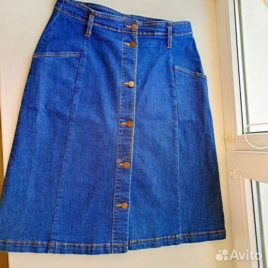 Юбка джинсовая