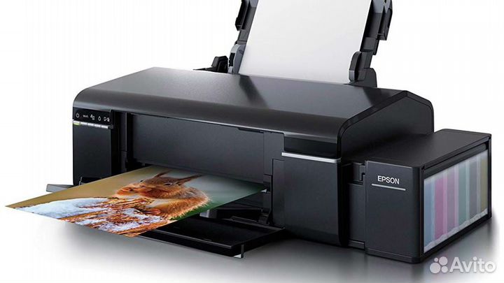 Новый Epson l805 Wi-fi + набор оригинальных чернил