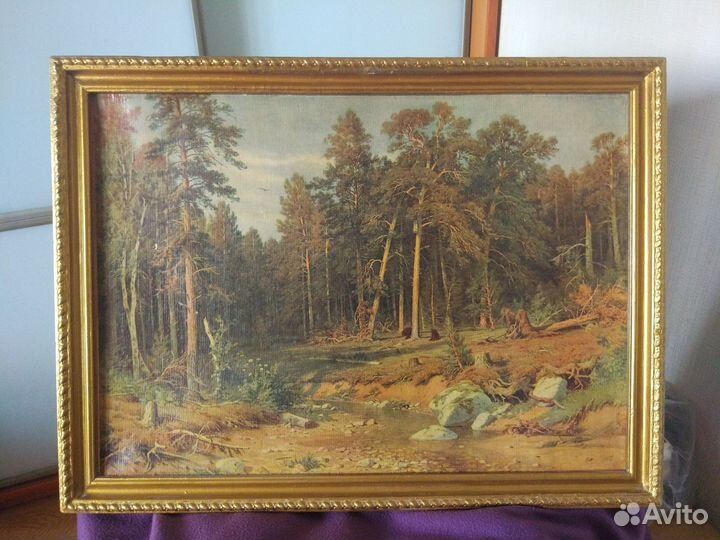 Три репродукции на картоне