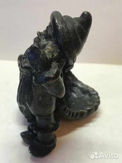 Гном с корзиной, силумин