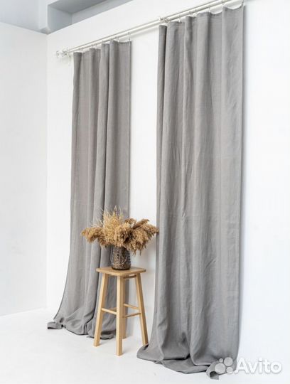 Штора льняная IKEA