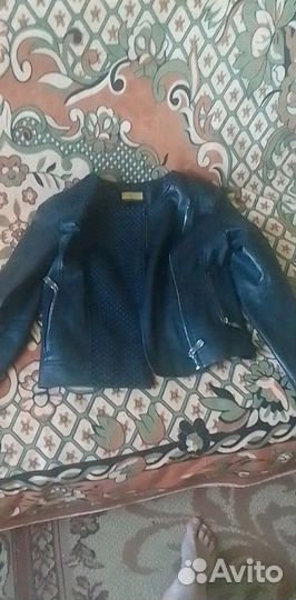 Genuine leather куртка