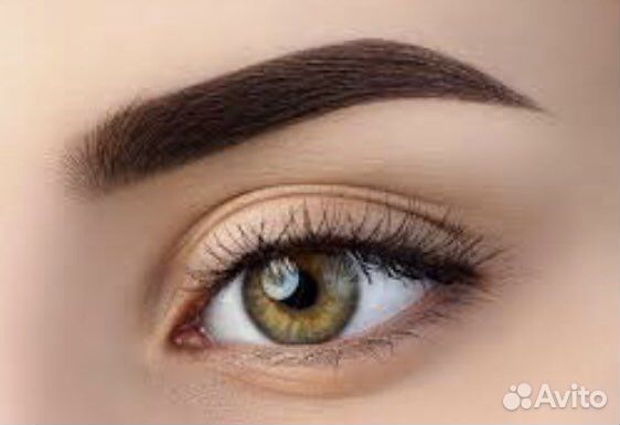Окраска бровей(с эффектом татуажа)