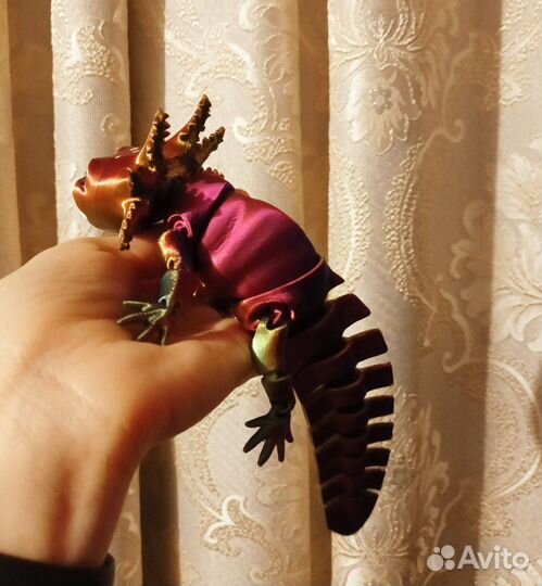 Аксолотль на шарнирах