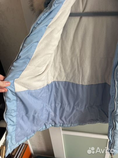 Пуховик для девочки 128 134