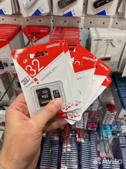Micro SD карта памяти 32Гб