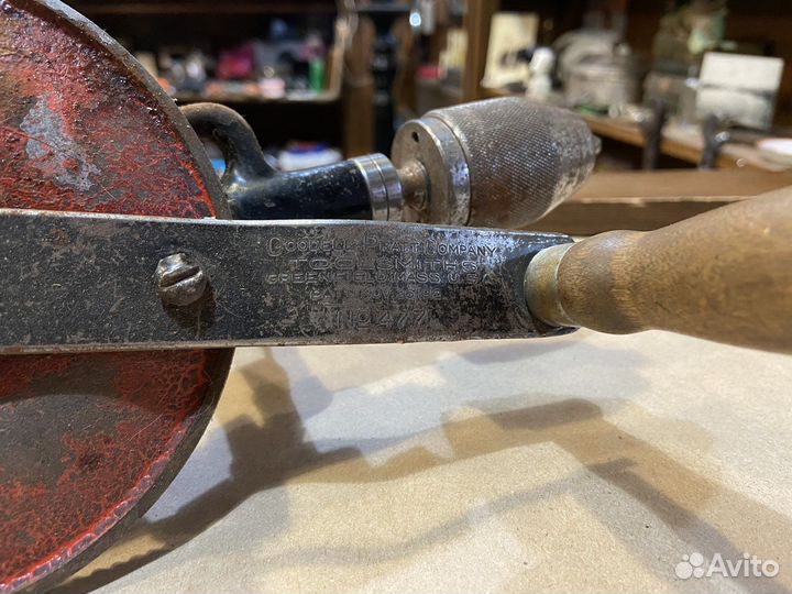 Антикварная дрель, США, 1920е года