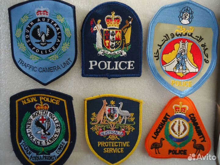 Шевроны полицейских мира