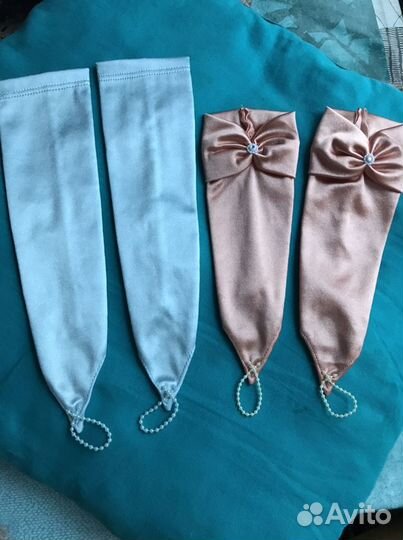 Перчатки детские атласные