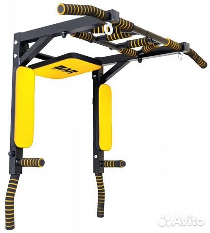 Турник 3в1 Premium 2.0 Черно-Желтый