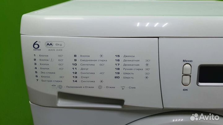 Стиральная машина whirlpool AWG 249 на 6 кг