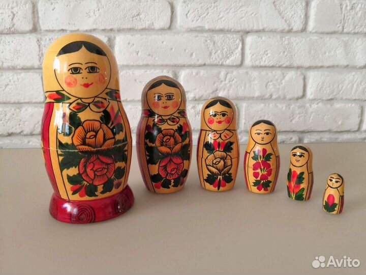 Матрёшка набор из 6 шт
