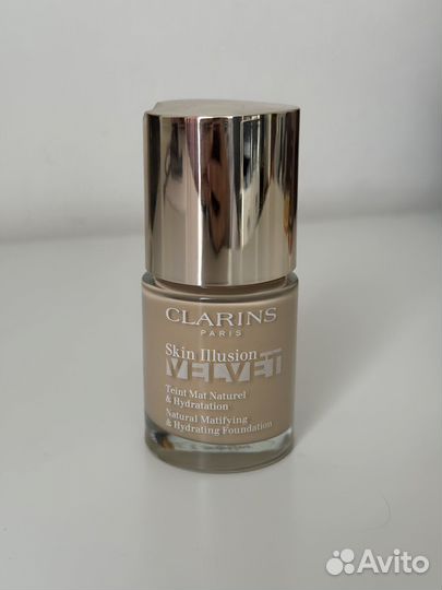 Тональный крем Clarins skin illusion Velvet