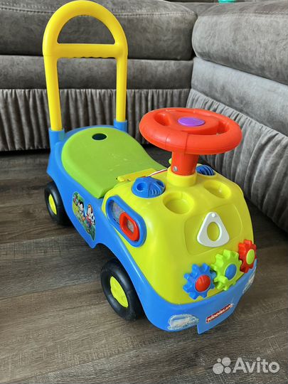 Игрушки пирамидка каталка fisher price