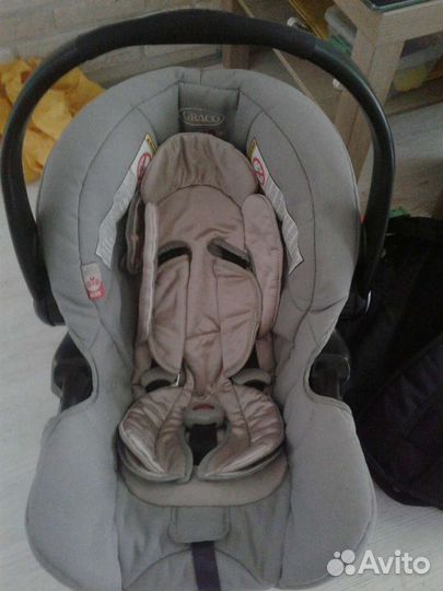 Автолюлька graco 0 -9 с базой изофикс
