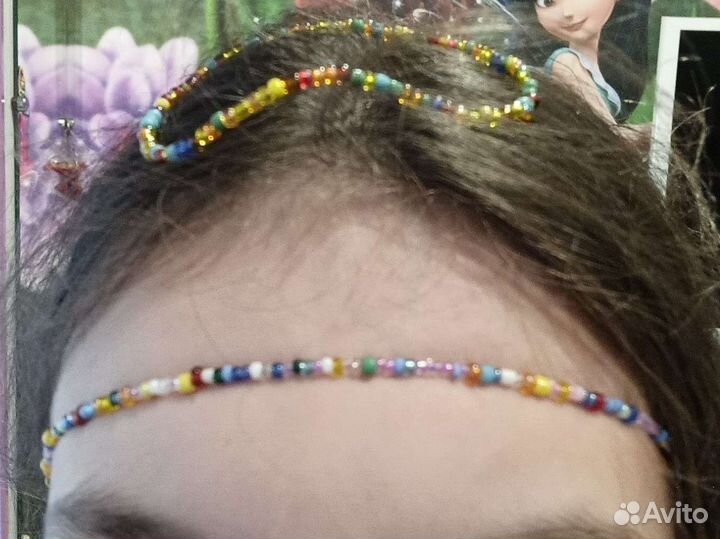 Набор Бусы и браслет из бисера