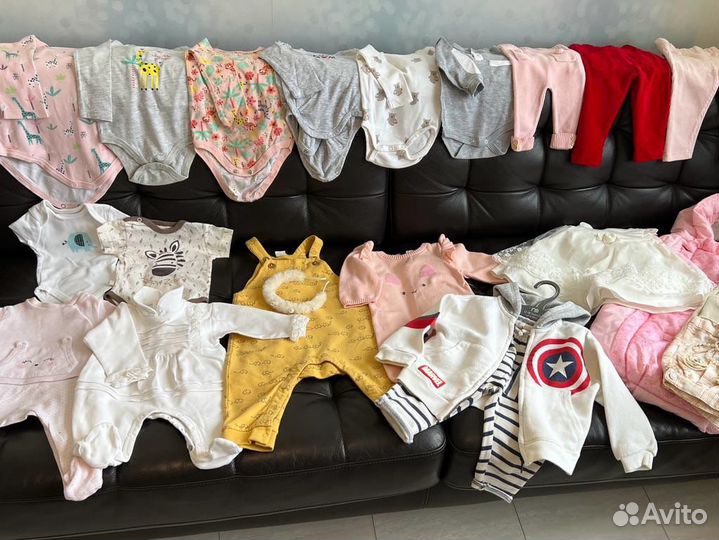 Одежда для новорожденных, от 50 до 86 см