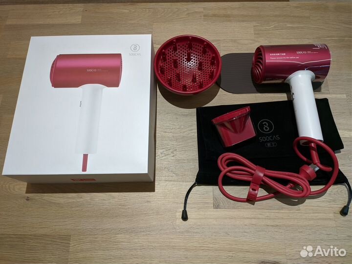 Фен Xiaomi Soocas H5, red