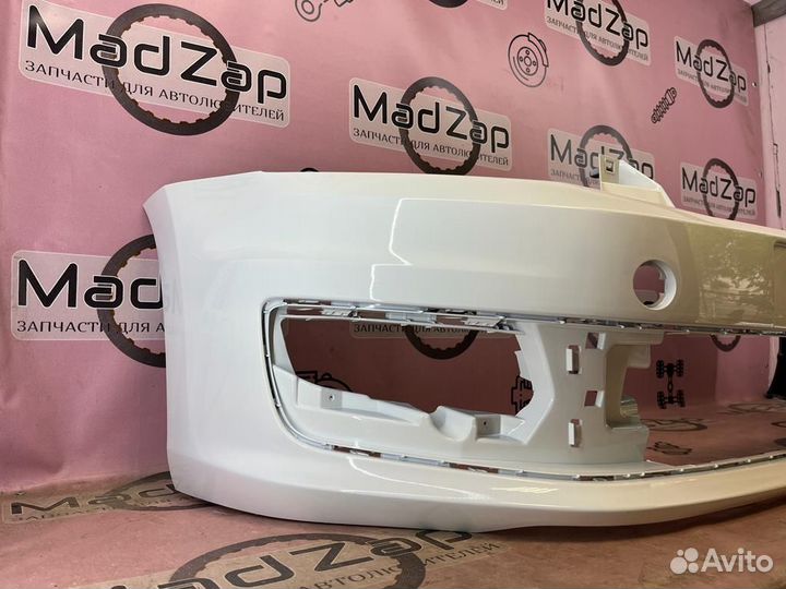 Бампер передний белый Volkswagen Polo 2015-2020