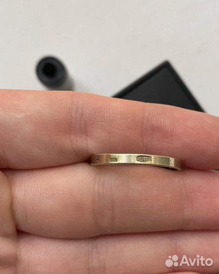 Кольцо серебро 875 звезда СССР мюз с цитрином