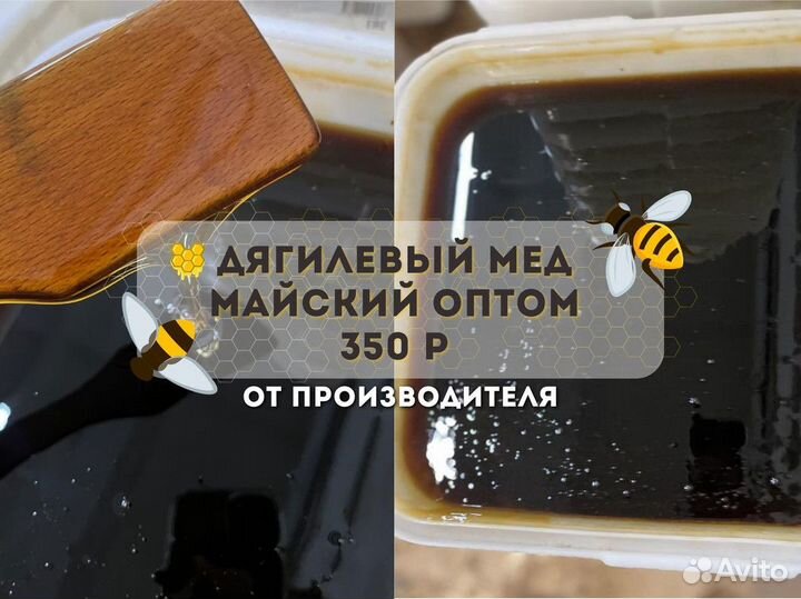 Натуральный мёд дягилевый. 2023 г. Опт