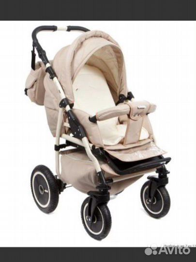 Коляска 2 в 1 эко кожа
