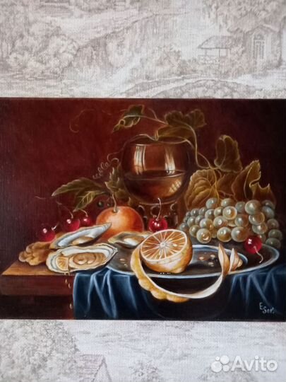 Картина маслом на холсте натюрморт