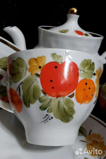 Редчайший сервиз Барановка СССР Клубника