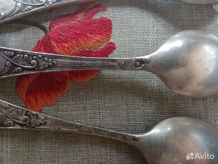 Ложки чайные мельхиоровые СССР