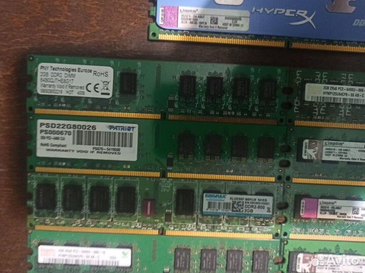 Оперативная память ddr2, 2 гб