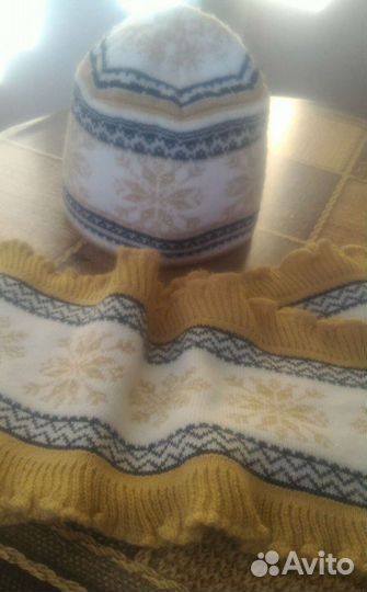 Комплект шапка и шарф