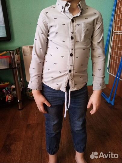 Рубашка армани детская