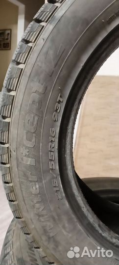 Зимние не шипованные шины 215/55 R16