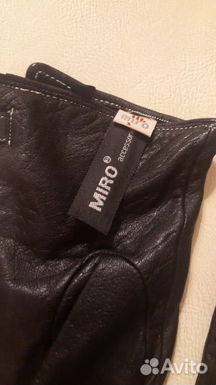 Перчатки из натуральной кожи