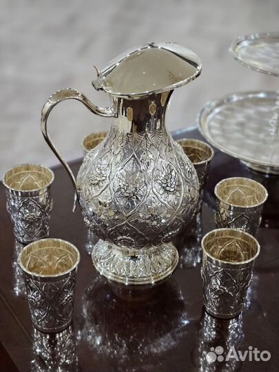 Графин со стаканами 925пр