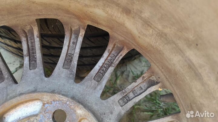 Диски литые passat B3 Golf