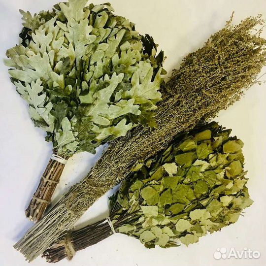 Веники березовые и дубовые