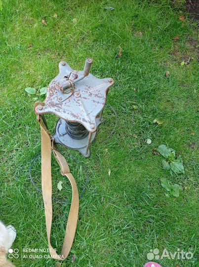 Катушка телефонная армейская, рабочая с редукторо