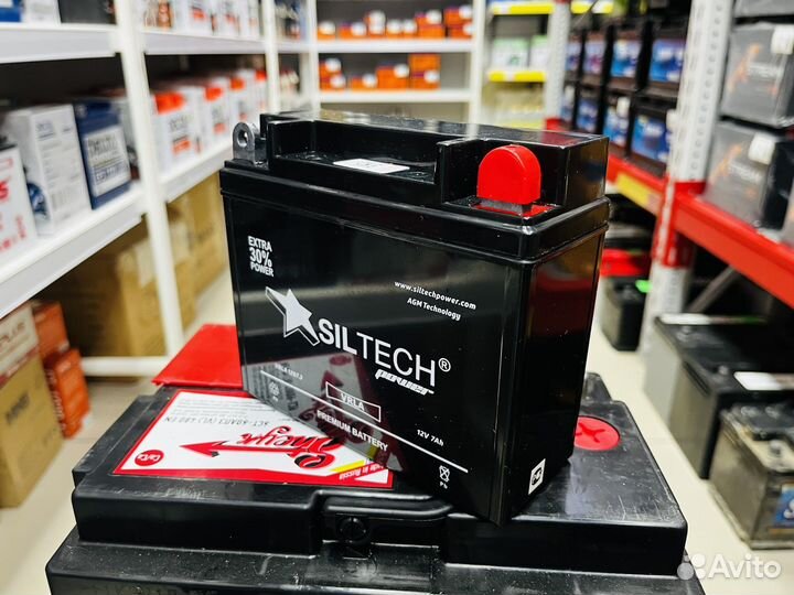 Мото Аккумулятор siltech vrla 1207.3